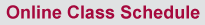 Online Class Schedulet