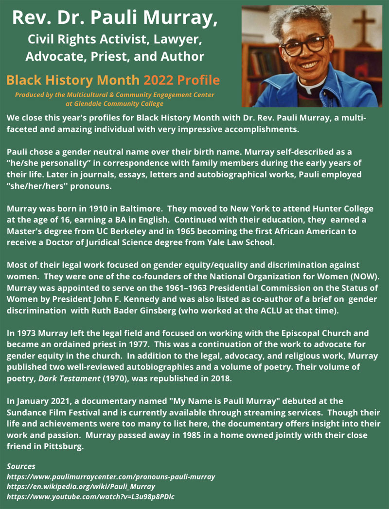 Rev. Dr. Pauli Murray