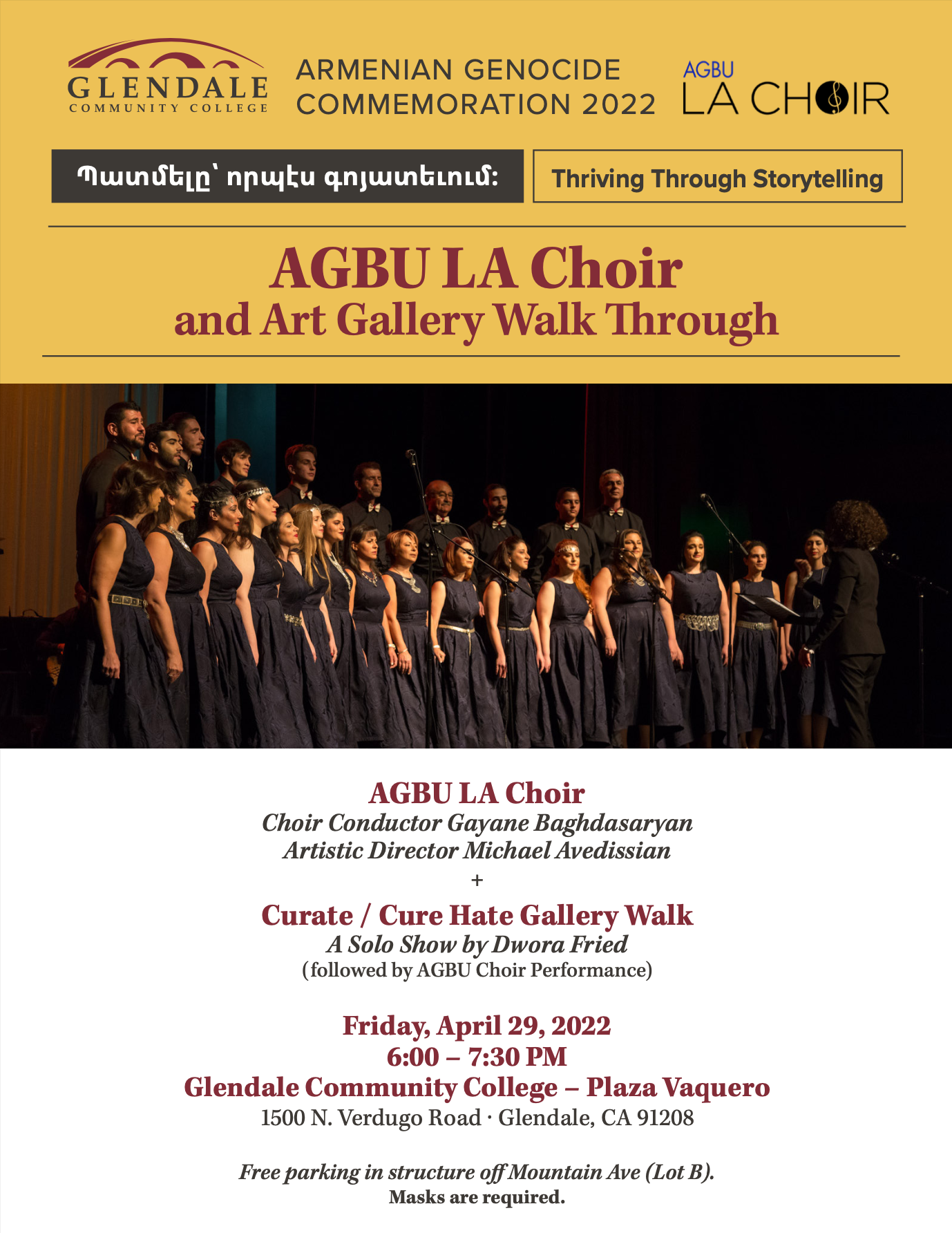 Choir and Art Gallery Walk Through
