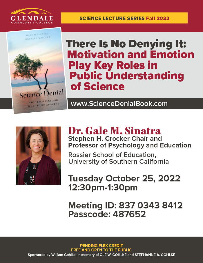 Science Lecture Series October 2022 flyer