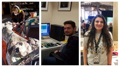 Photos of Student Research Interns at NHMLA